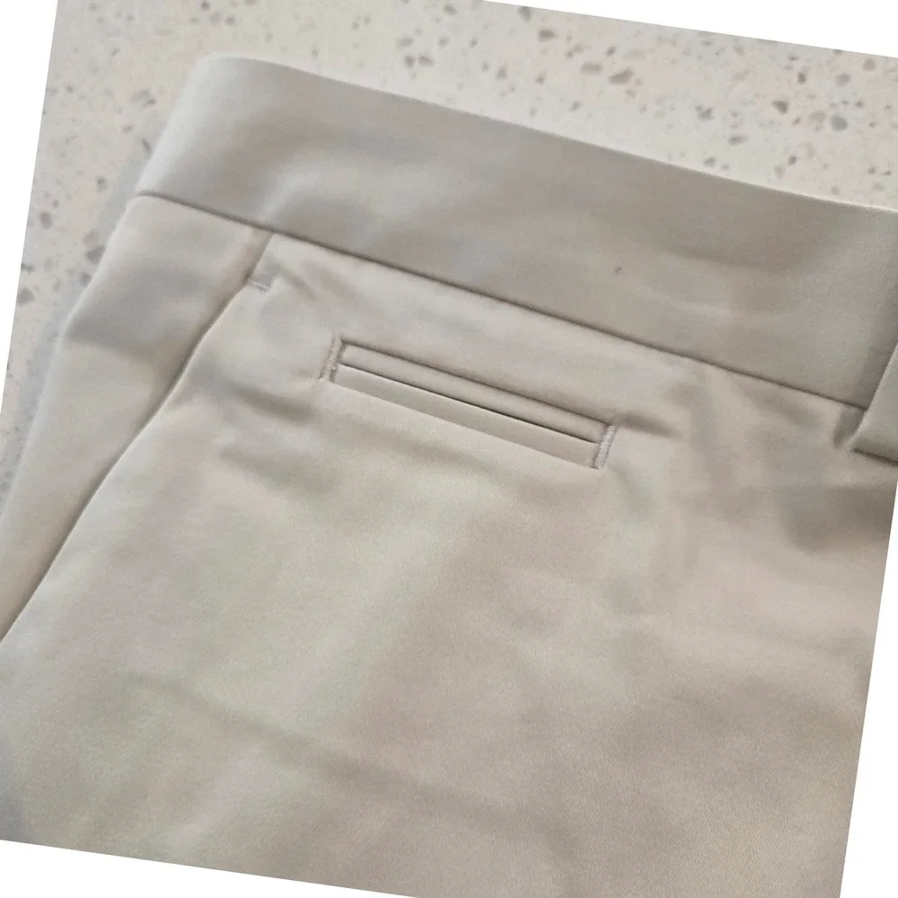 Perry Ellis Pants 44x30 Premium Mens Moonbeam Tailor Fit Luxury Performance NEW